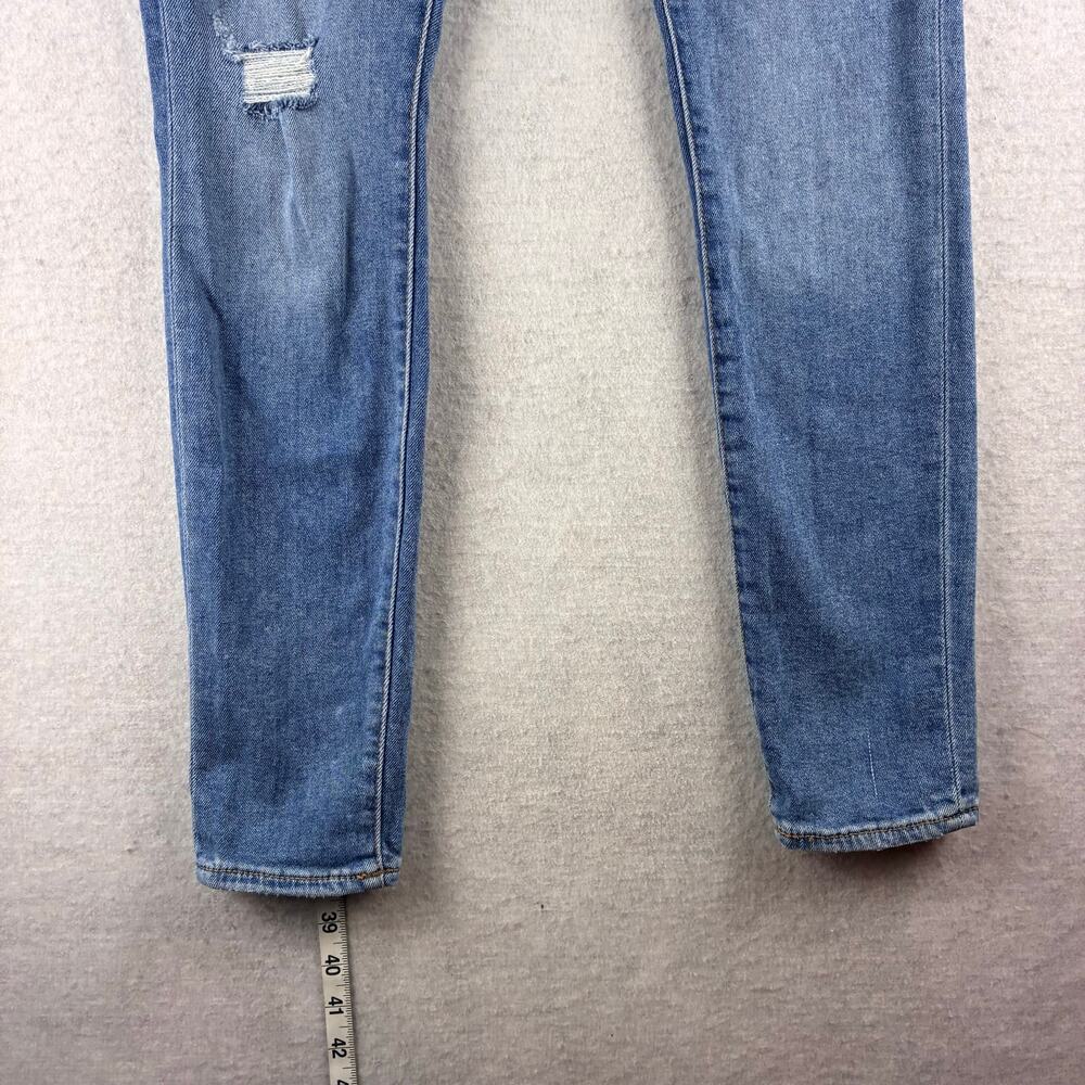 True Religion Jennie Curvy High Rise Skinny Women's 28 Distressed Fading Cotton - Picture 2 of 16